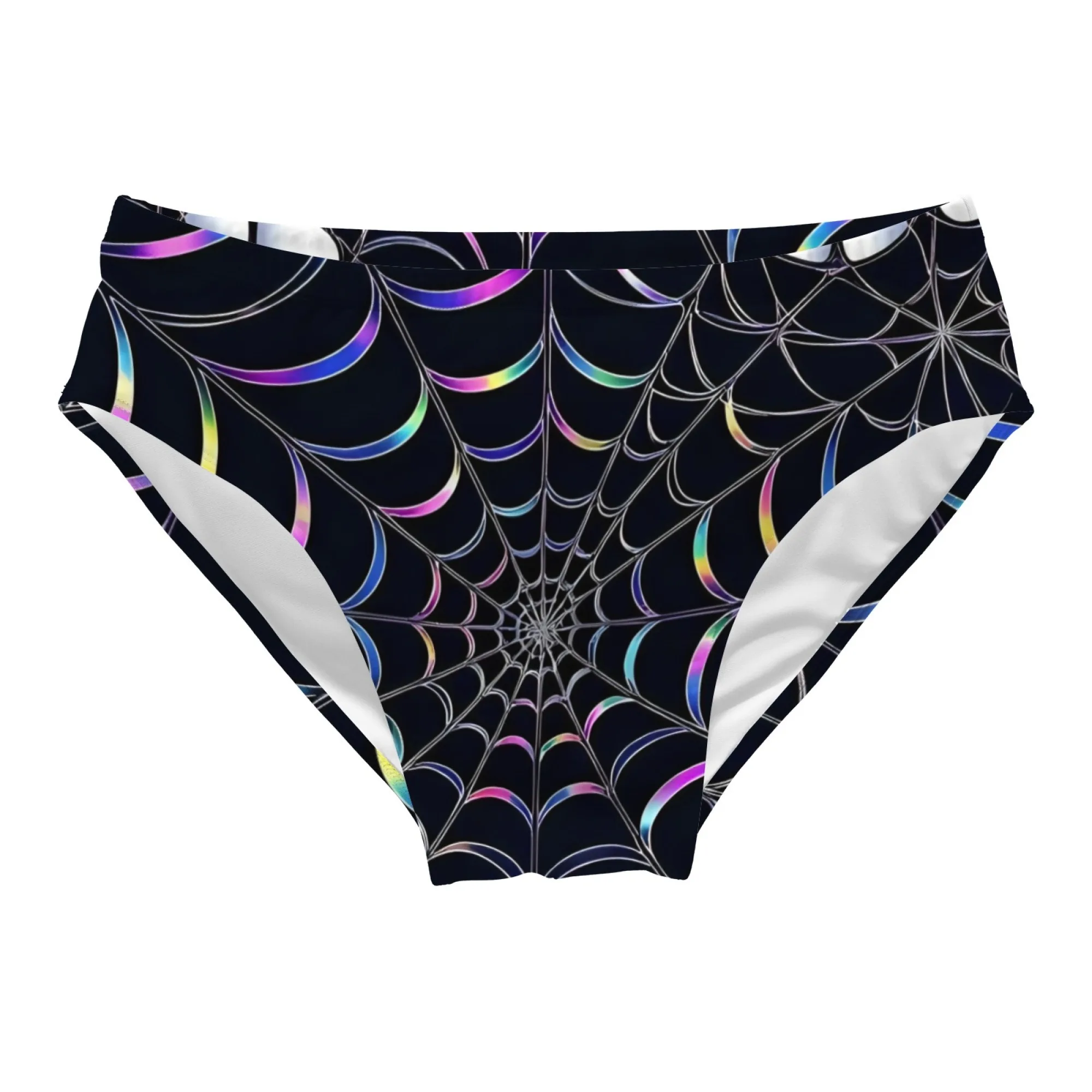 Lasergeschnittene Badehose mit Spinnennetz-Motiv, rutschfest, hautfreundlich, eng anliegend, Herren-Badehose, Wassersport, Surfen, Schwimmen, neuartige Badebekleidung