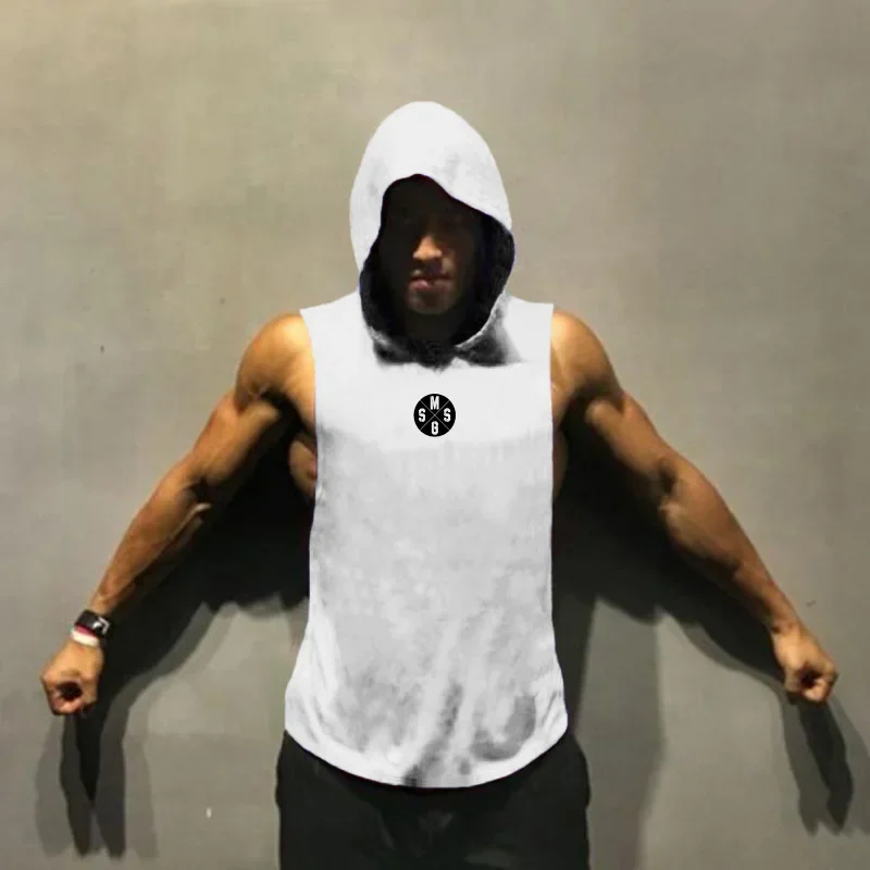 

Men's Loose Sweat Absorbing Breathable Sports Vest Summer Running Sleeveless Training Fitness Clothes