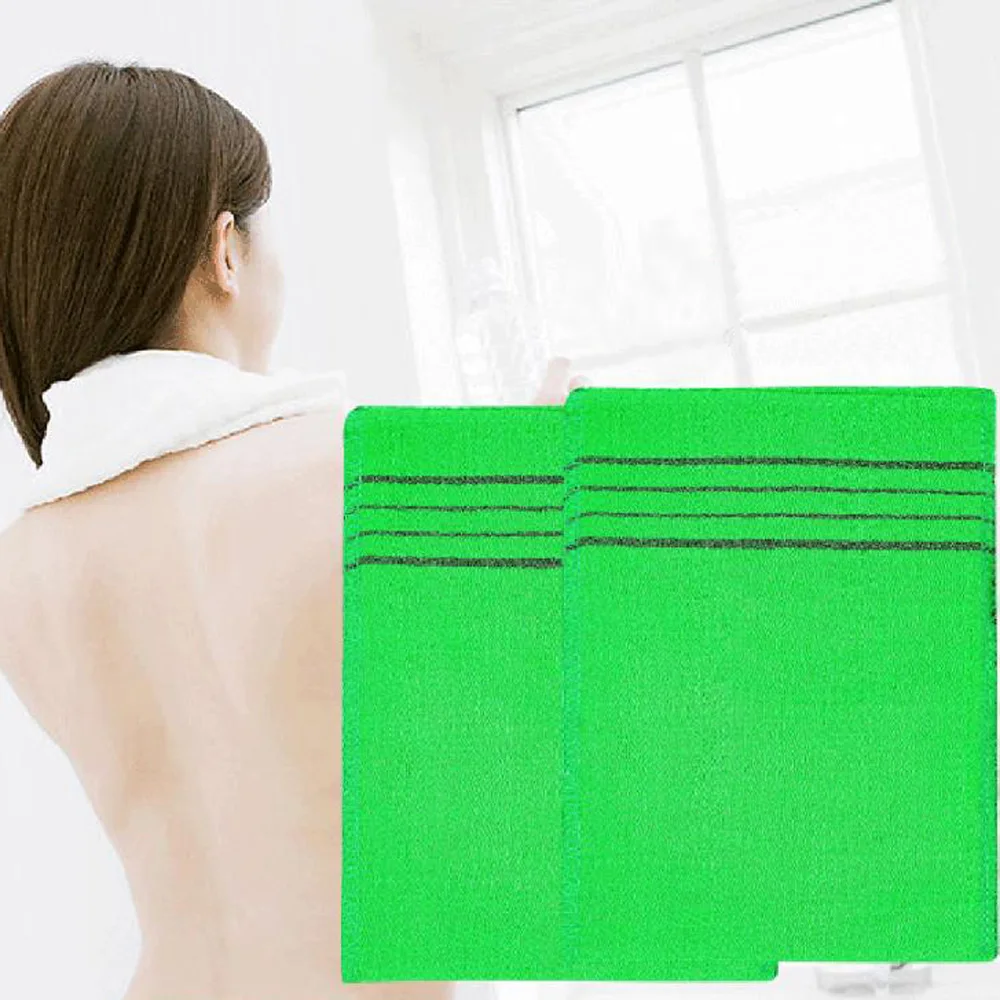 ผ้าขัดผิวสวย4ชิ้น/ล็อตผ้าเช็ดตัวอาบน้ำขัดผิวกายอุปกรณ์ขัดห้องน้ำ