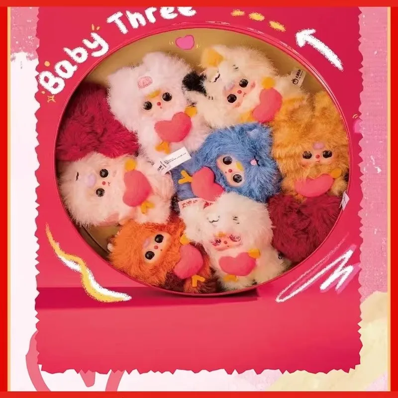 Baby Three Cupid Viny Plush Toy Blind Box Series Cute Mini Doll Backpack Pendant Exquisite Keychain Mystery Box Surprise Gifts