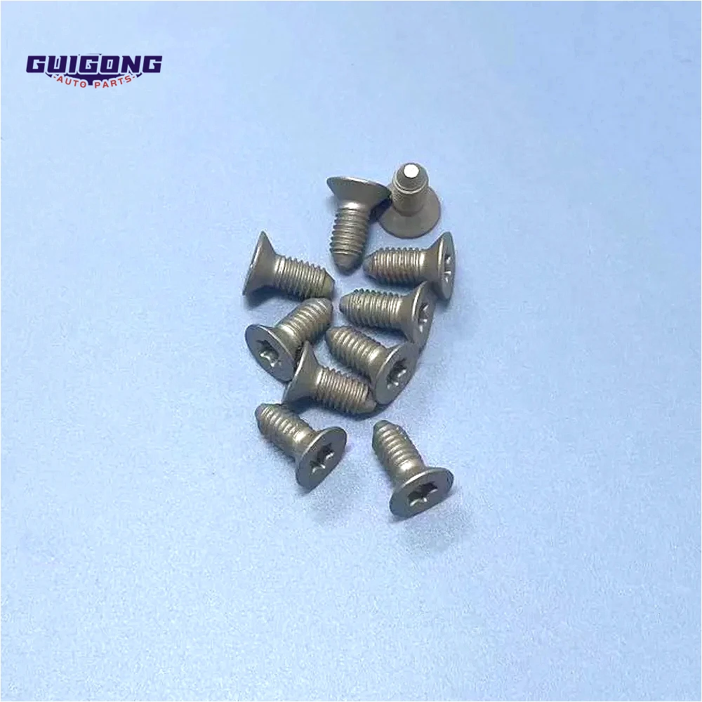 GUIGONG 10pcs 690536  For PEUGEOT 307 206 205 C0000690536 Brake Disc Screw Bolt Retaining Kits