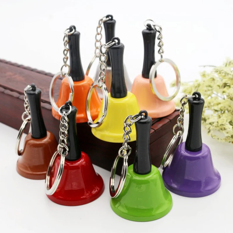 39mm Christmas Hand Bell Santa Claus Jingle Bells Party Supplies Decoration