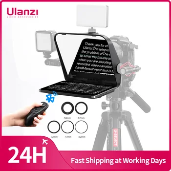 Ulanzi RT02 téléprompteur universel téléprompteur appareil photo reflex numérique Smartphone tablette ordinateur portable téléprompteur enregistrement vidéo en direct