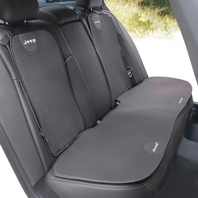 Car Seat Cushion Breathable Ice Silk Protect Mat Accessories For Jeep Grand Cherokee Wrangler JK Gladiator Compass Renegade