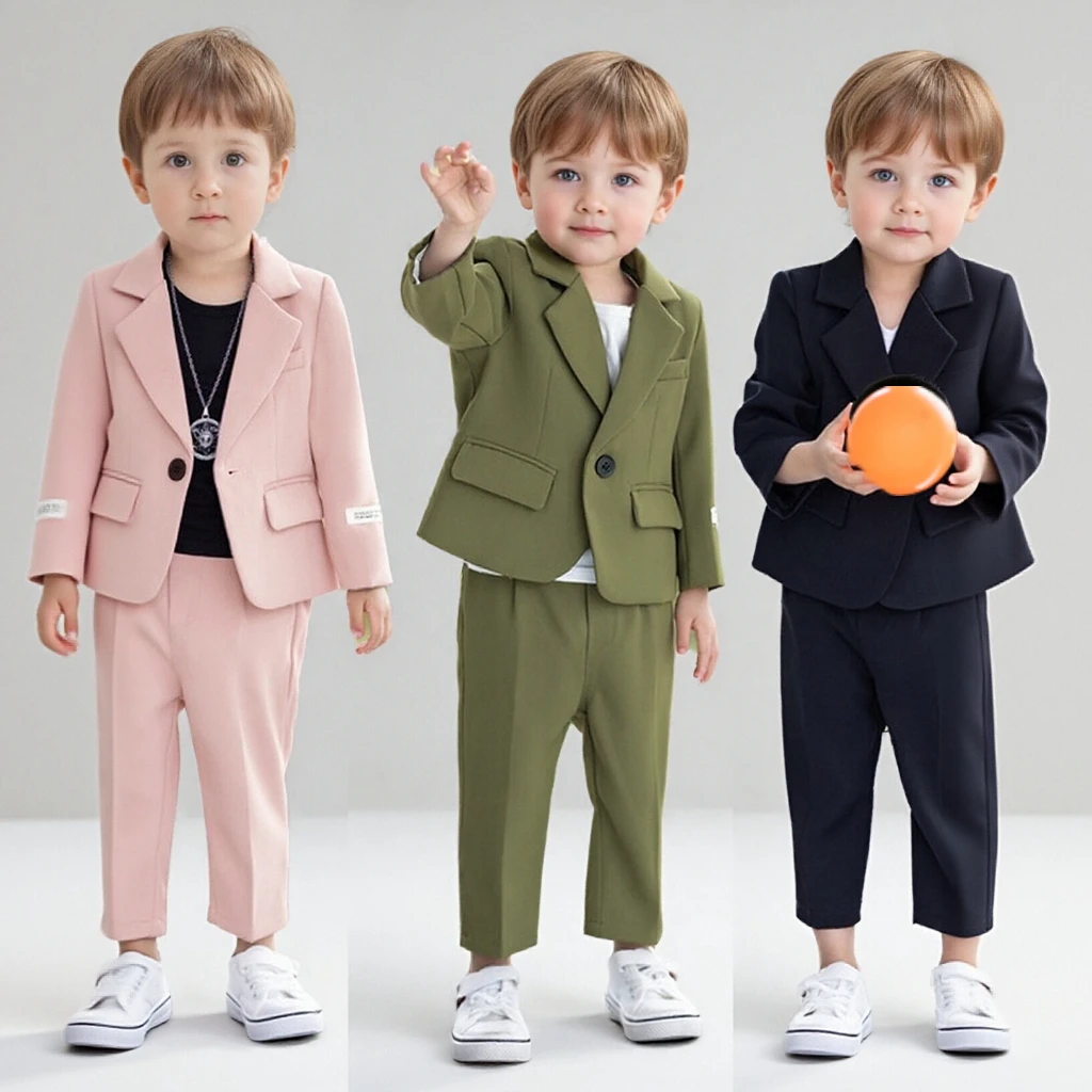 

Формальные костюмы для мальчиков от 2 до 12 лет, школьные детские костюмы для выступлений, джентльменский детский свадебный блейзер, комплект, платье на день рождения для малышей