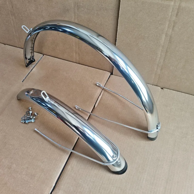Bicycle Fenders for DAHOU 20 Inch Tail Light Equipped Mudguard Stainless Steel Splash Guard Multi Model Universal Bicycle Parts