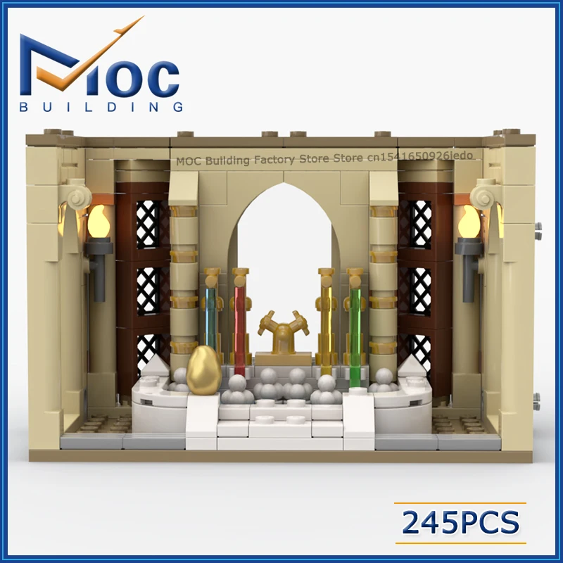 Série de films classiques, salle de bain Headmaster, scène modulaire, modèle MOC, blocs de construction, Collection créative, jouets à assembler, briques, cadeau