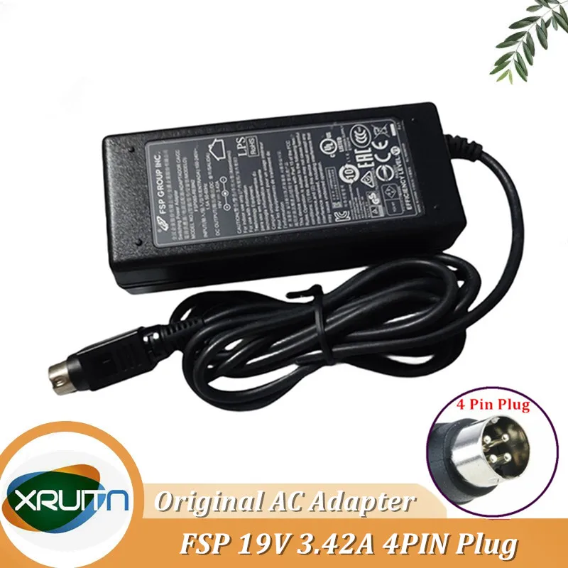 

Genuine FSP FSP065-REBN2 AC Switching Power Adapter 19V 3.42A 65W 4Pin Plug Charger Power Supply