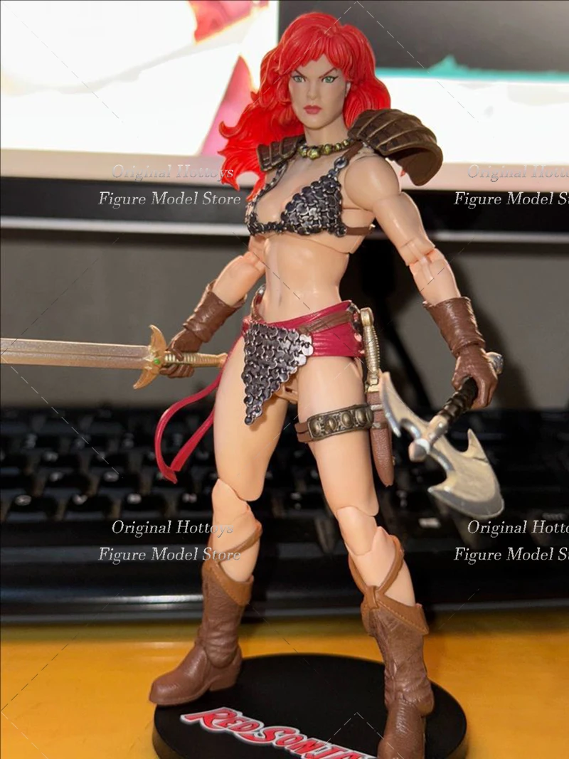 재고 있음 BFS 1/12 스케일 여성 군인 레드 소냐 쉬데빌 디럭스 에디션 풀 세트 6인치 액션 피규어 모델 인형 컬렉션