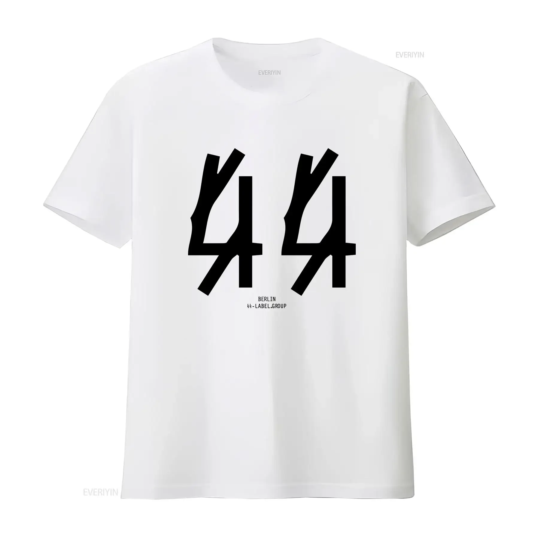 44 LABEL GROUP TECHNO Music T Shirt Oversized Streetwear Perfect for Rave Enthusiasts White vintage Washed Casual Breathable