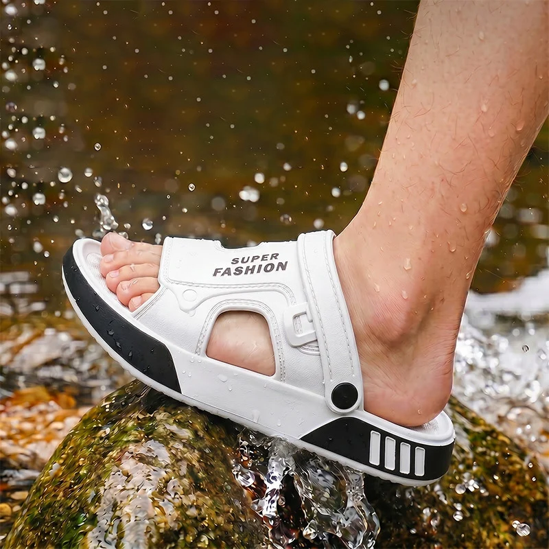Men Summer Beach Eva Slipper Fashion Soft Soled Platform Sandals Slides Man Indoor Outdoor Comfortable Walking Water Slippers view 4