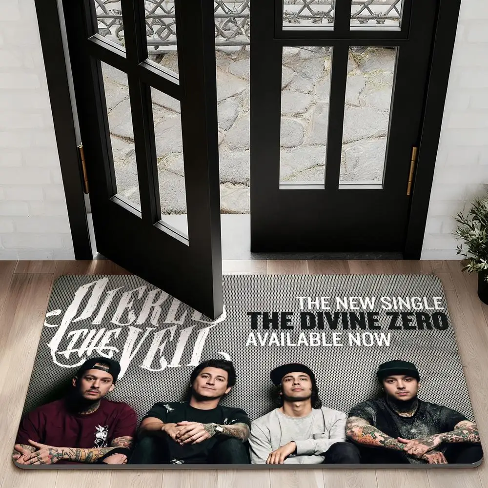 

P-Pierce The VeilS Floor Mat Diatom Bath Mat Absorbent Quick Dry Non-Slip TPR Backing Soft Plush Draining Rugs