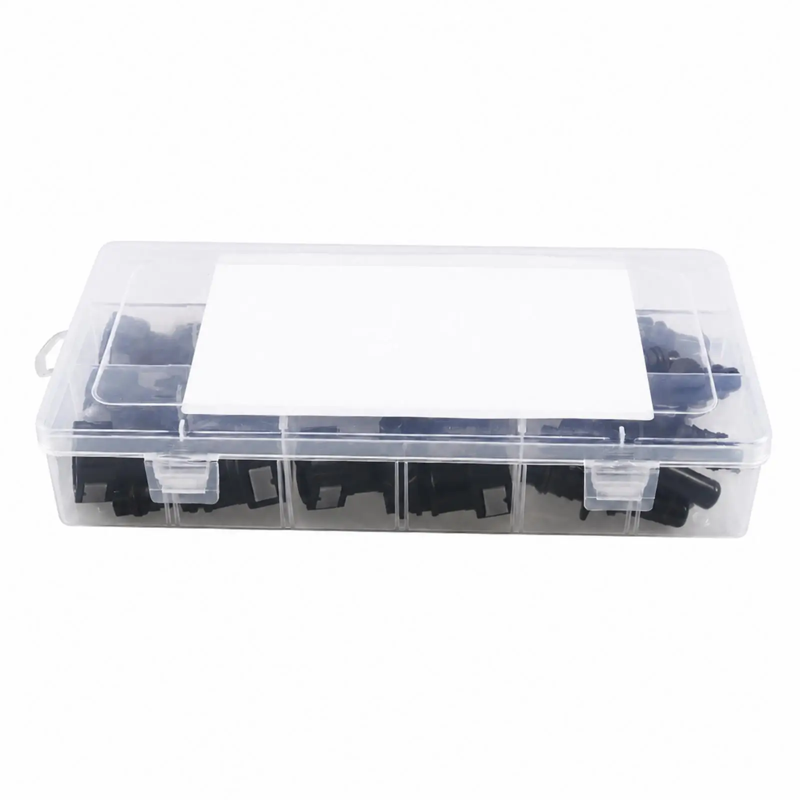 24 Pieces PA12 Nylon Energy-Line Quick Connector Transparent Push-to-Connect Hose-Barb Energy Fitting Compartmented Fittings for