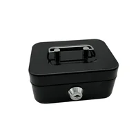 Nouvelle boîte de rangement de tirelire portable créative de petite taille avec boîte de rangement de clés boîte de pièces de monnaie avec serrure tirelire 3