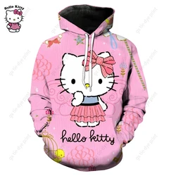 Hello Kitty Hoodie Cute Mouse Ears Personalized Hello Kitty Cute Fan Lover All Over Print Unisex Hoodie