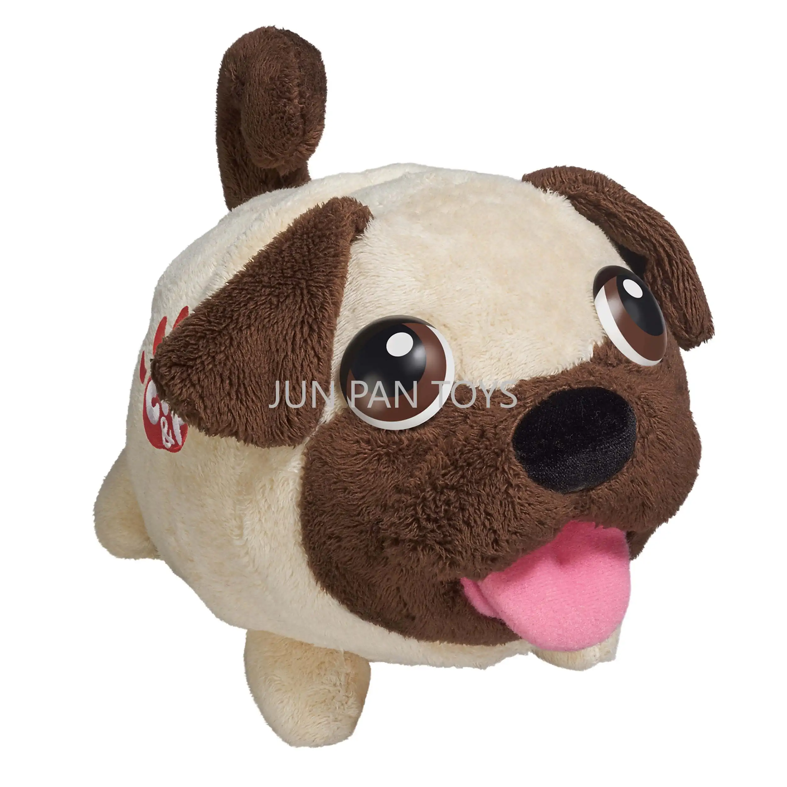 Original Chubby Puppies Friends Bumbling Puppies Plush Chihuahua Pug Carlin Children Toys Electronic Interactive Toys Pets Dog