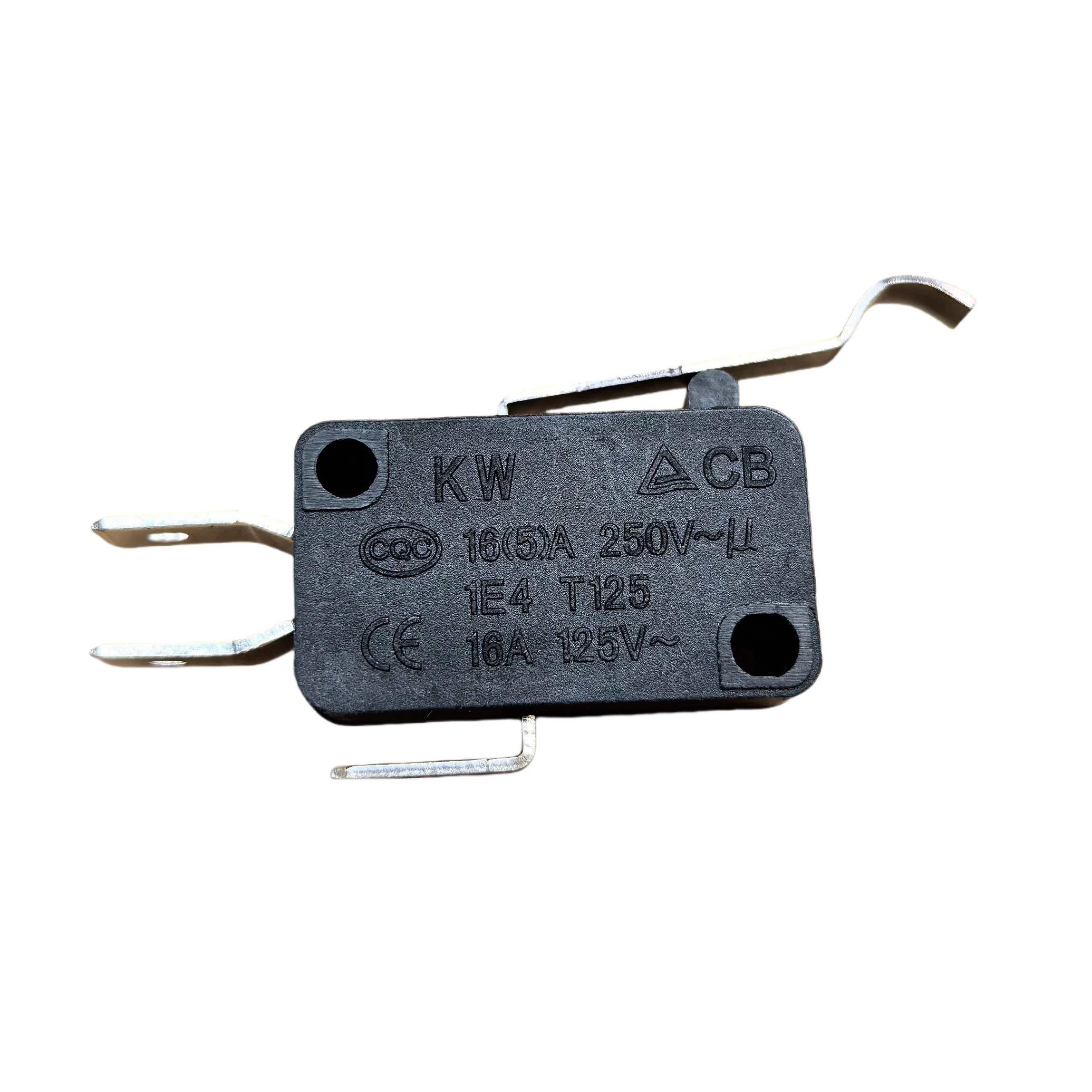 1 قطعة/السلع الترا الراقية KW8-5 الفضة نقطة مايكرو التبديل الصغيرة الذاتي إعادة تعيين السفر المحدد 16A دفع اللمس الحنفية 6.3 محطة #1