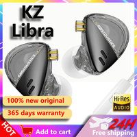 KZ X Angelears Libra Ultra-Wide Frequency Dynamic Wired HiFi In-Ear Earphone IEMs Monitor With 0.75 Detachable cable PK EDX PRO