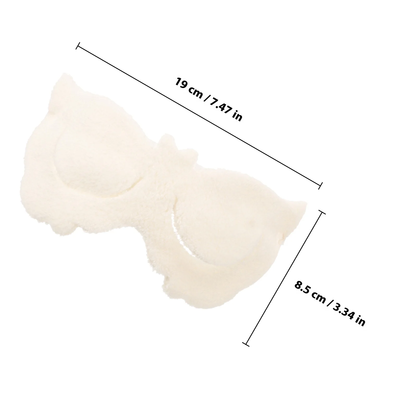 قناع منشفة الوجه القابل لإعادة الاستخدام للعلاج البارد الساخن، تصميم مزدوج الطبقات مع رقعة عين لتجربة استرخاء مناشف قناع الوجه #4