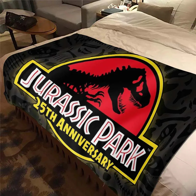 

Primeval Forest Jurassic Park Throw Blanket Dinosaurios Worlds Plush Cover Soft Cozy Blankets Sofa Chair Bed Plaid Gift for Baby