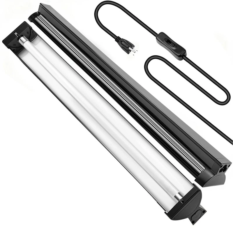 BAAJ-T5 HO UVB Reptile Light Fixture 24W, Includes 10.0 UVB Bulb High Output UVB Light For Reptiles, 22