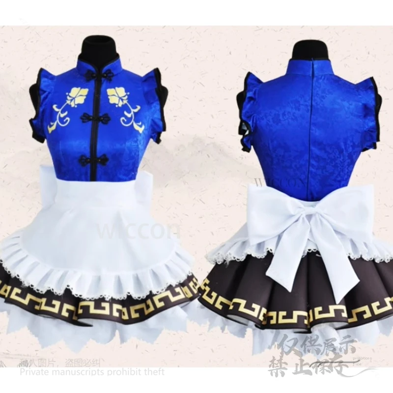 Awaken สมาชิก Ohara Mari Sakurauchi คอสเพลย์เครื่องแต่งกาย Sunshine Aqours Qipao แม่บ้านจีน Lolita ชุดอะนิเมะ Love live Cheongsam