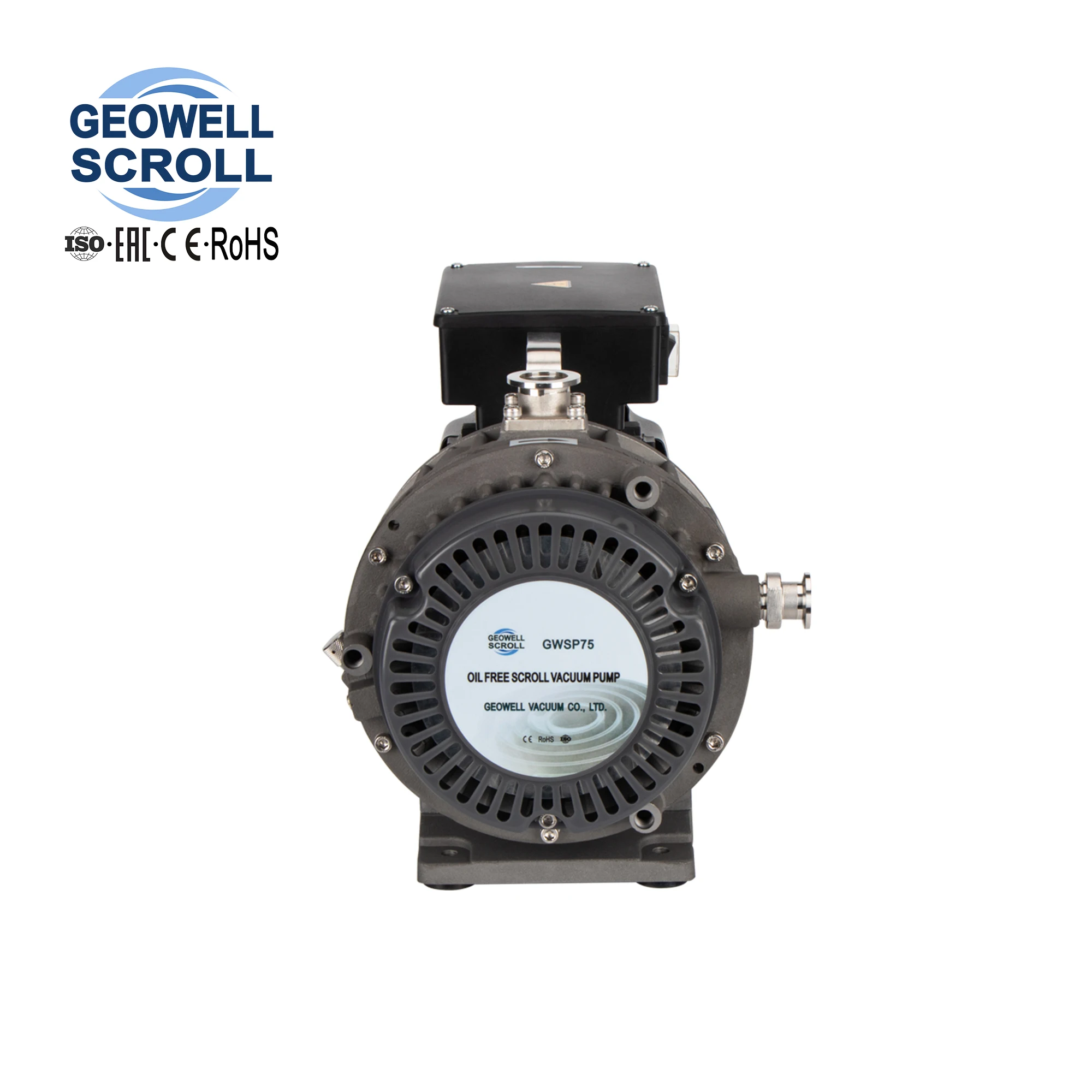 European Promotion Oil Less Vacuum Pump GWSP75 1L/s Pumping Speed Industry Or Lab Oil-free Dry Scroll Vacuum Pump