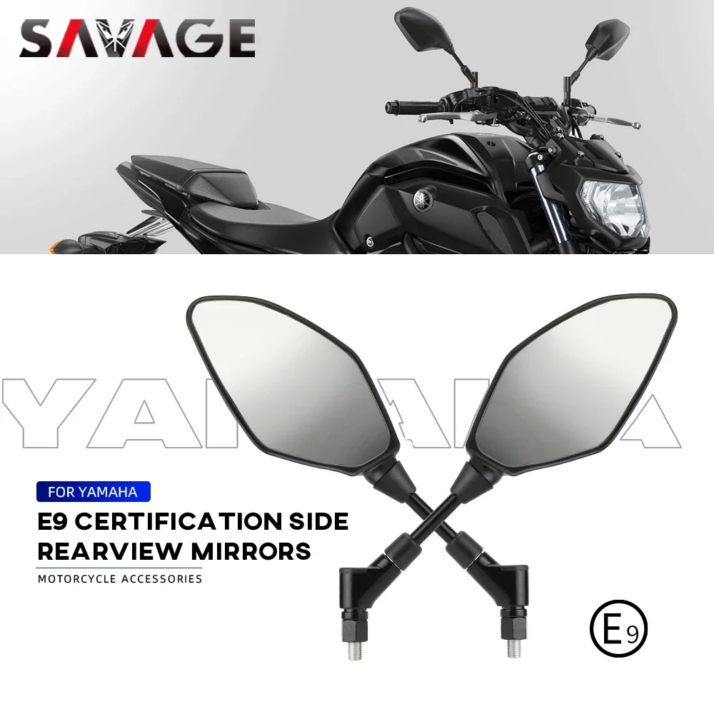 

Rearview Mirrors For YAMAHA MT07 MT09/Tracer 900/9/GT Tenere 700 MT10 MT03 MT25 MT01 MT 07 09 Motorcycle Rear View Mirror Side