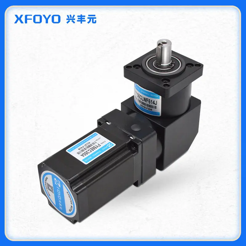 Right Angle Planetary Reducer for NEMA 23 Stepper Motor, 3-Stage