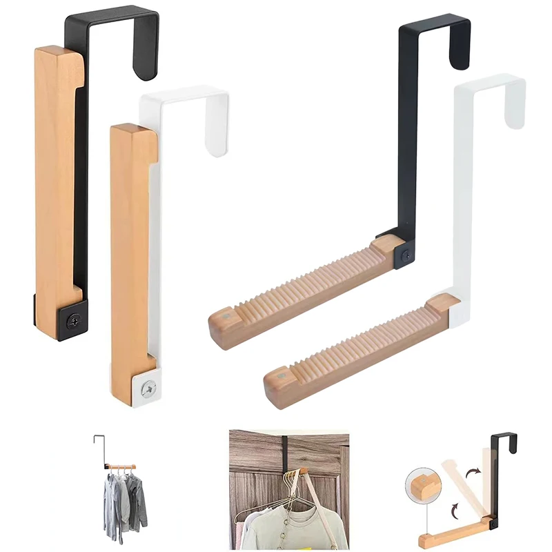 Storage Hook Minimalist Solid Wooden Punch-free Practical Multifunctional Wall Shelf Hooks Key Rack Nail-free Wall Hanging Hook