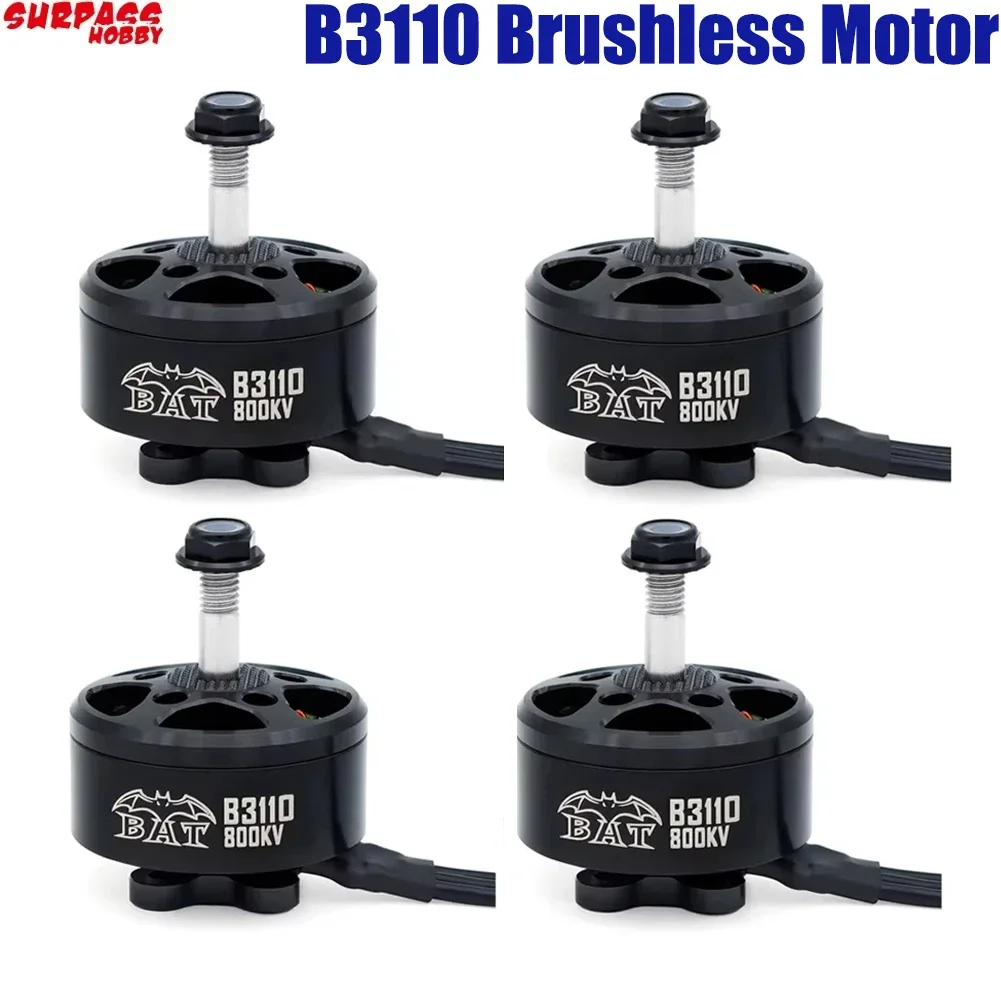 UniFly Surpass Hobby Bat B3110 3110 800KV 1280KV 1580KV 6-8S Brushless Motor For FPV RC Multirotor X-Class FPV Cinelifter Taurus