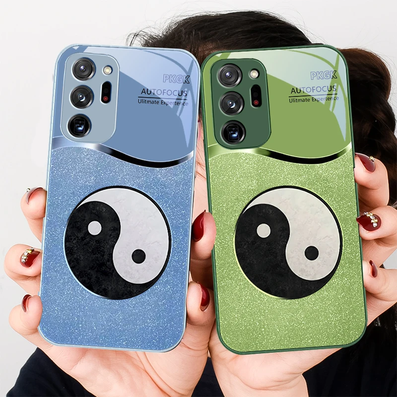 

New Tai Chi Diagram For Samsung A01 A02 A03 Core A04 A05 06 10 12 13 14 5G 15 16 M02 12 Note 8 9 10 20 glass Ultra phone case