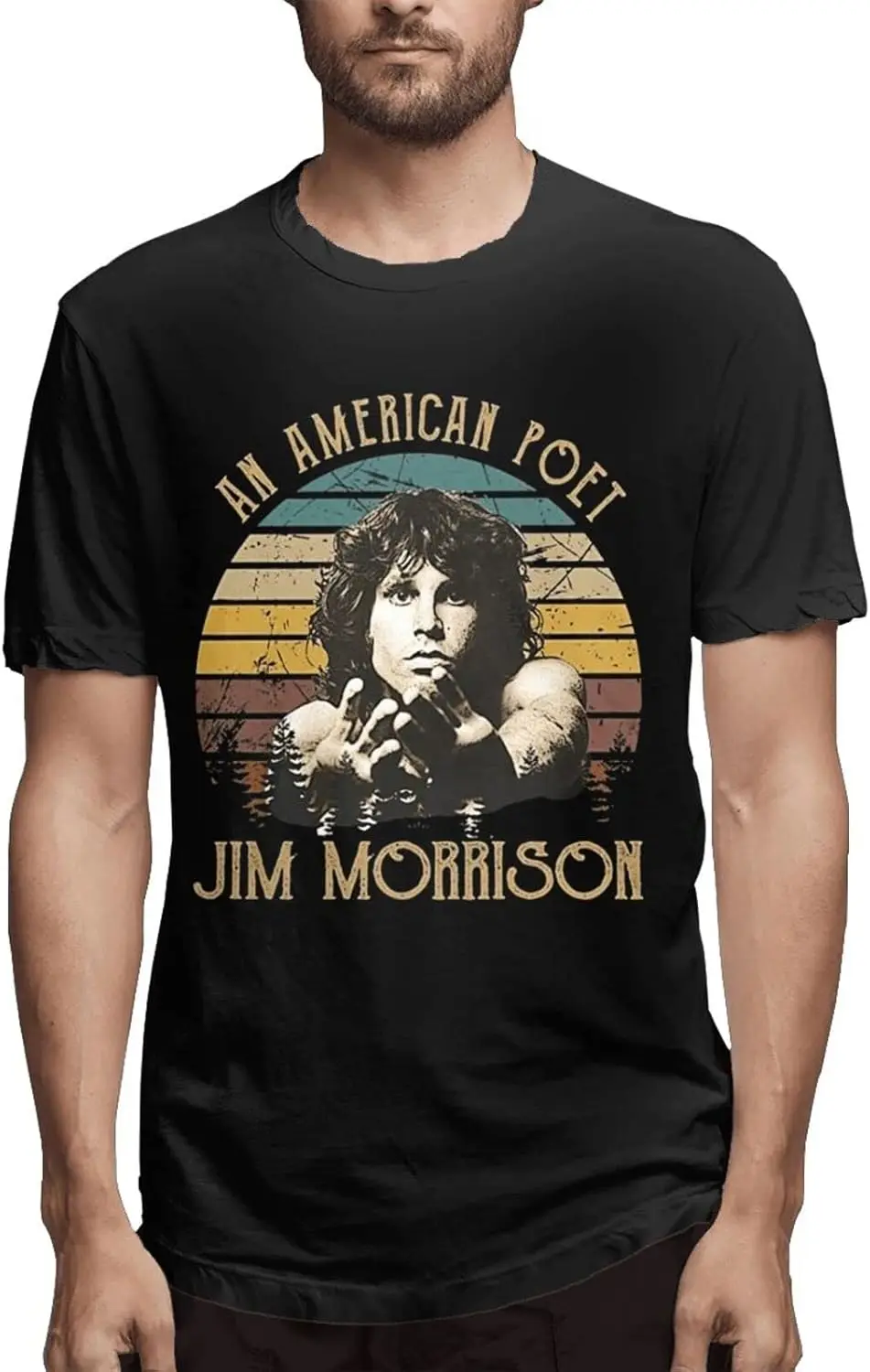

American Jim Singer Morrison T Shirt Youth & Adult Men Teen Mens Short Sleeve Cotton T-Shirts