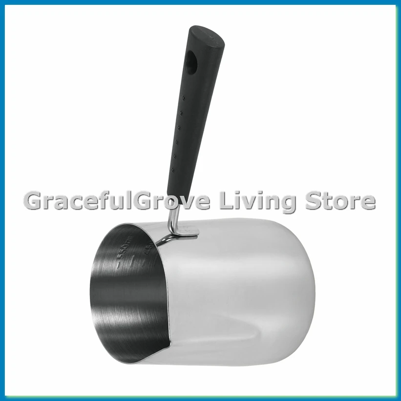 

600 мл турецкий кофейник из нержавеющей стали, подогреватель молока и кофе, плавильный кофейник для шоколадного масла с тепловой ручкой-ABFB