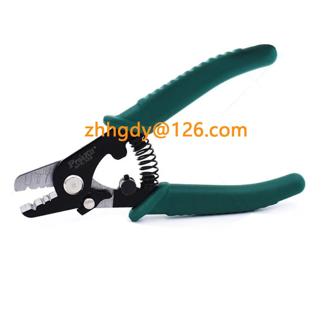 Proskit 8PK-326 fiber stripping pliers three-mouthed Miller pliers double-mouthed stripping coating stripping pliers