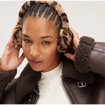 אופנה y2k נמר פרווה של נשים פרווה מעובה חורף מעובה חם יפני בנות jk בנות אוזניים כיסוי הגנה אוזניות אביזרים חדשים