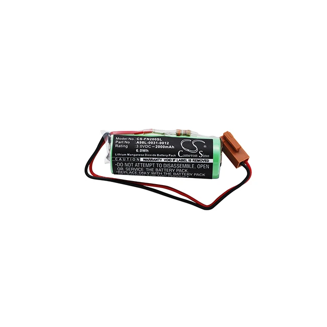 CS 2000mAh Battery For Fanuc LX98L-0031-0012  FDK CR8-LHC  GE A02B-0200-K102  A98L-0031-0012  Le Blonde A98L00310012