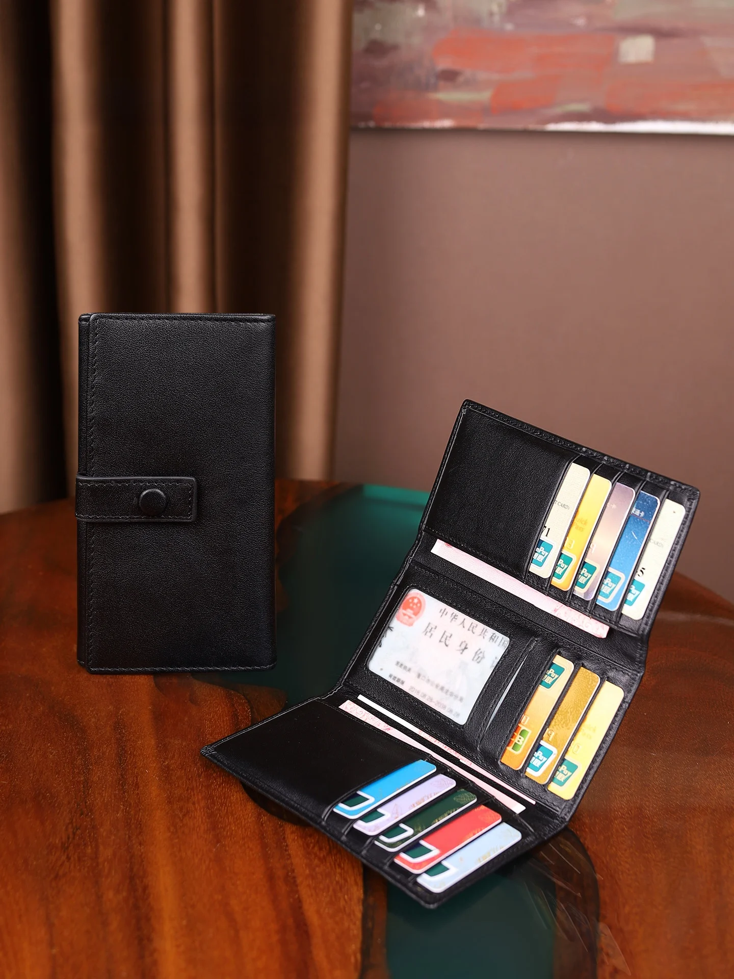 porte-cartes-en-cuir-veritable-pour-homme-ultra-fin-multi-emplacements-portefeuille-portable-sac-de-rangement-pour-documents-nouveau-modele-2026-voiture…