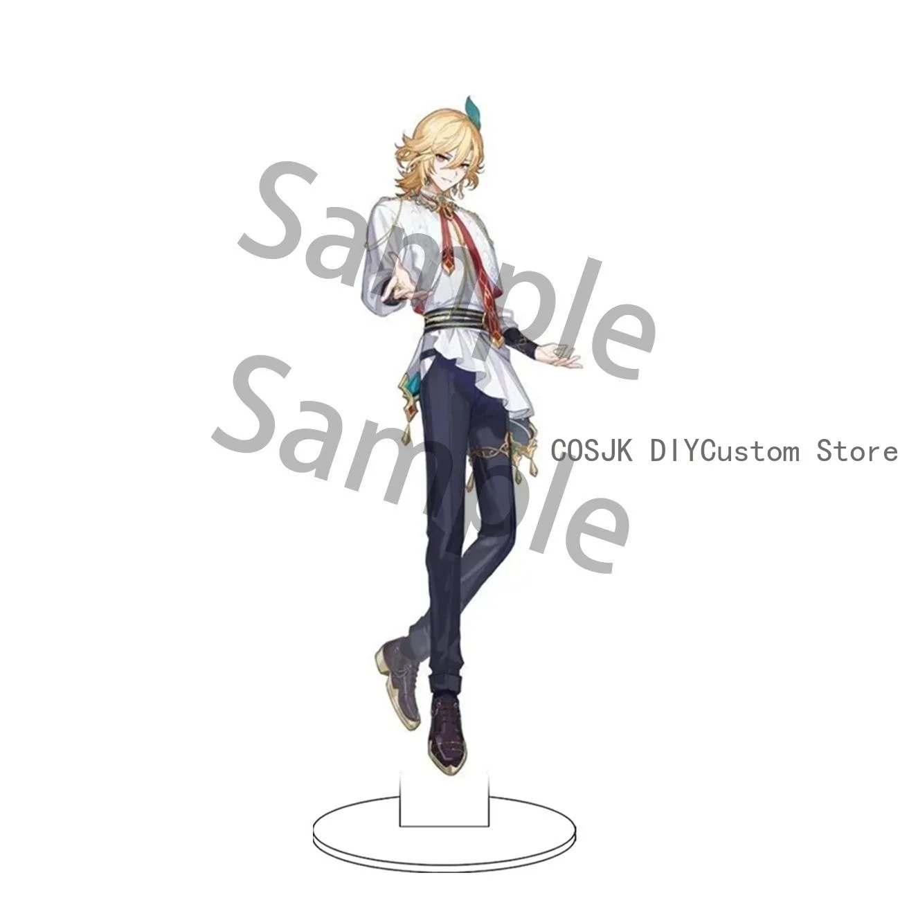 لعبة Genshin تأثير Flins Kaveh Tartaglia الاكريليك حامل نموذج لوحة زخارف مكتب الدائمة علامة التميمة طالب ملحق المشجعين هدية #2