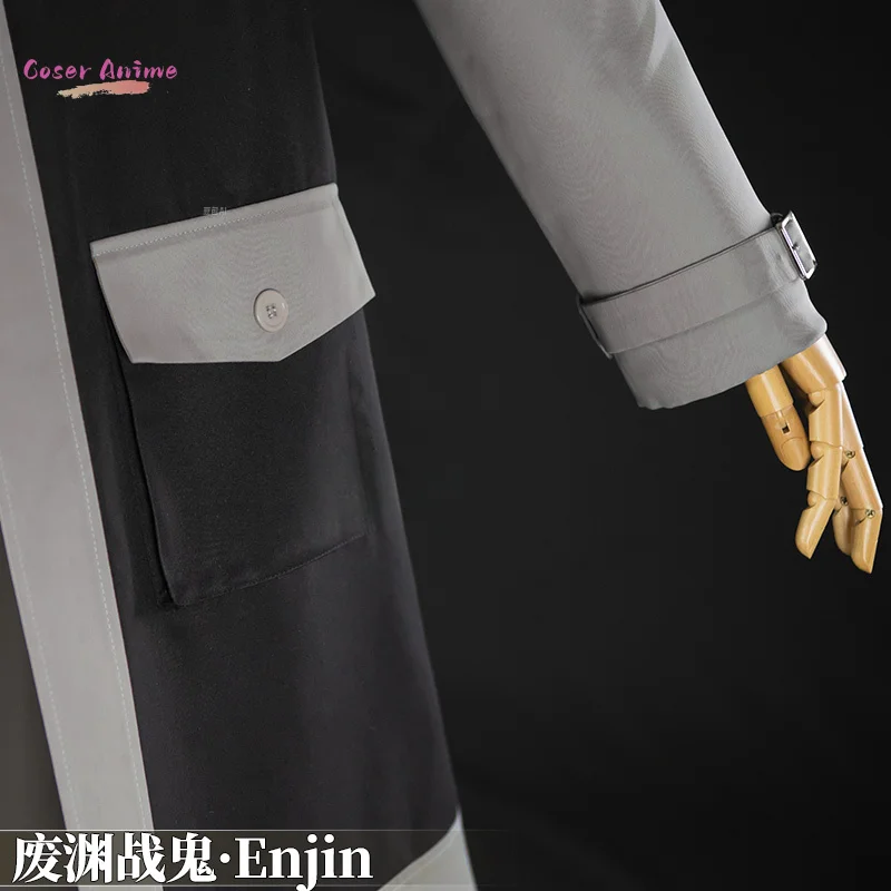 أزياء أنيمي Gachiakuta Enjin التأثيرية أقراط موحدة المختنق أكوتا المنظفات حفلة الهالوين للنساء والرجال كرنفال الدعامة