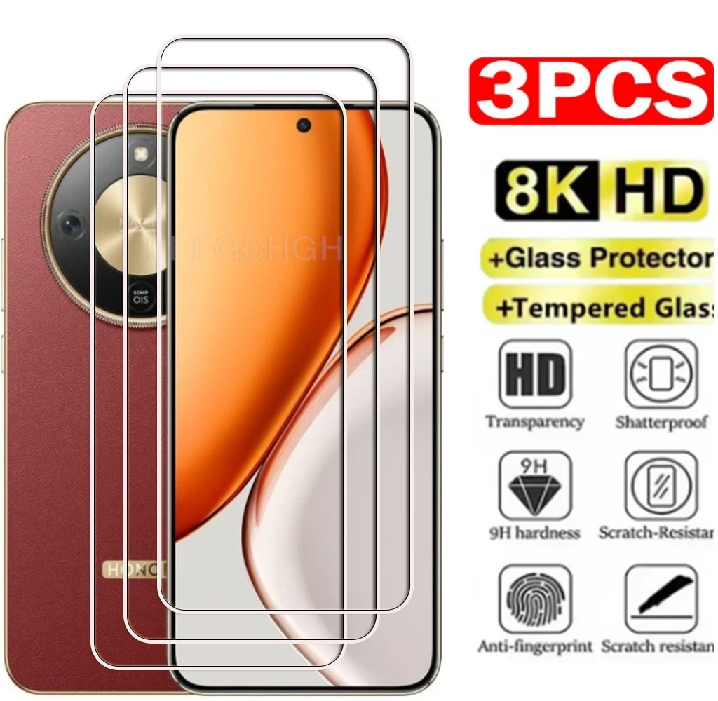 3PCS 9H HD gehärtetes Glas für Honor X70 Pro Max 6,79" HonorX70 X70ProMax HonorX9d X9d 5G Magic 8 LiTe Displayschutzfolie