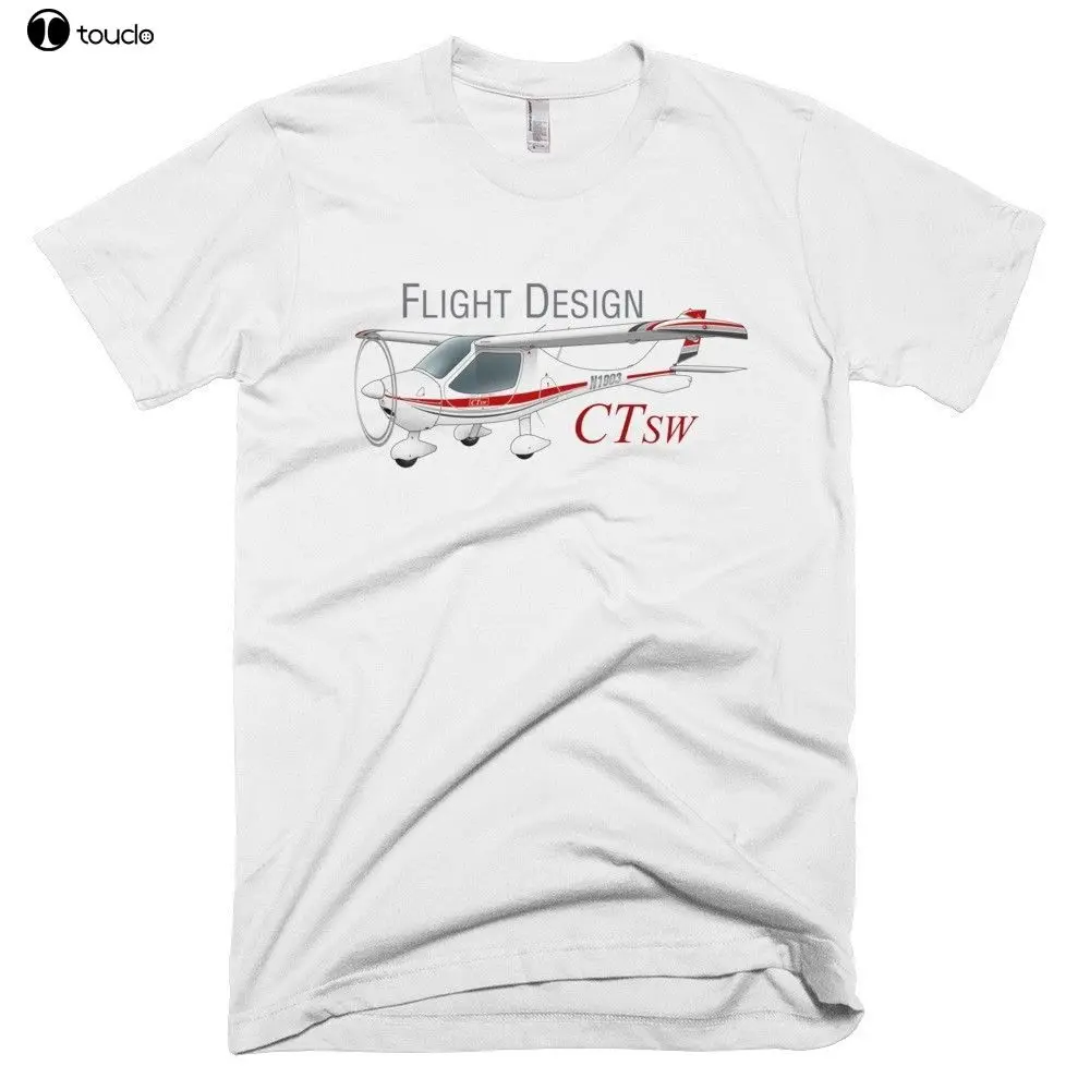 Fashion Men'S High Quality Tees Flight Design Ctsw Airplane T-Shirt Personalized Shirt Cool T Shirts Unisex S-5Xl Xs-5Xl