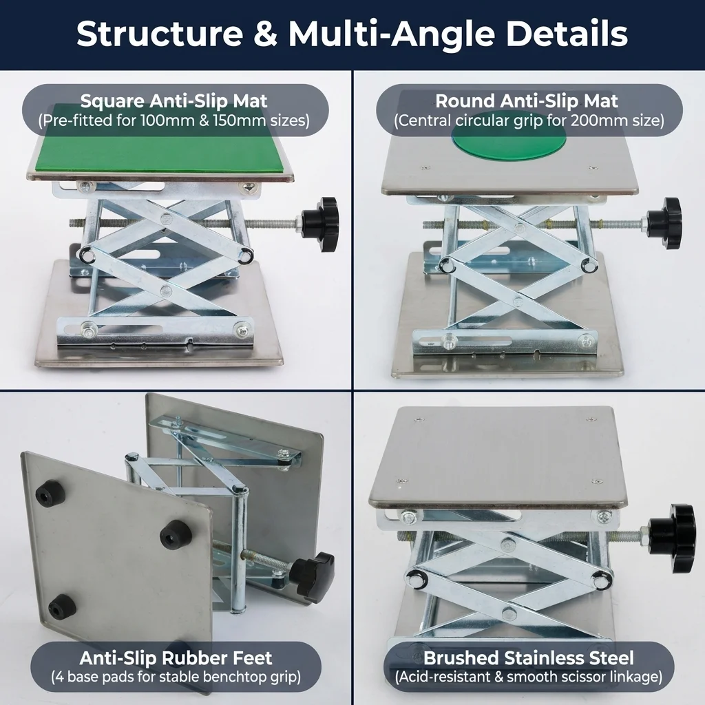 Xin Tester Lab Scissor Jack Stand 4