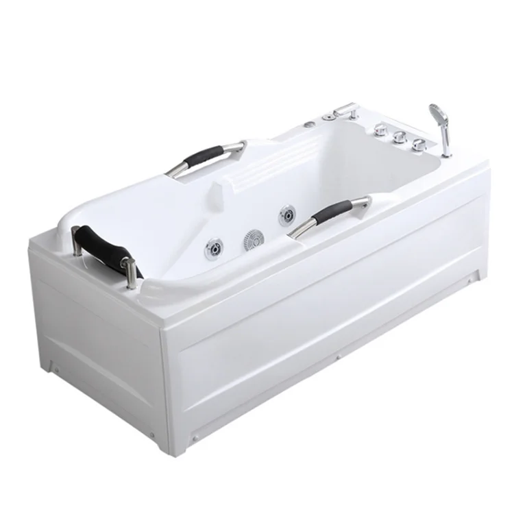 

Chinese modern designs white bathroom acrylic bathtub cheap whirlpool bathtub