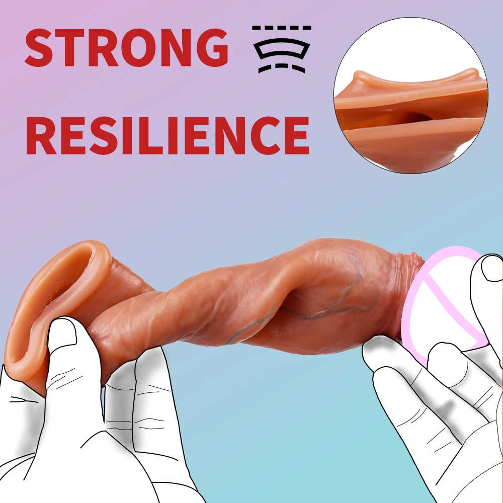 قابلة لإعادة الاستخدام القضيب توسيع محاكاة الملمس القضيب موسع كم للكبار تأخير القذف خاتم الديك الواقي الذكري الجنس لعب الذكور