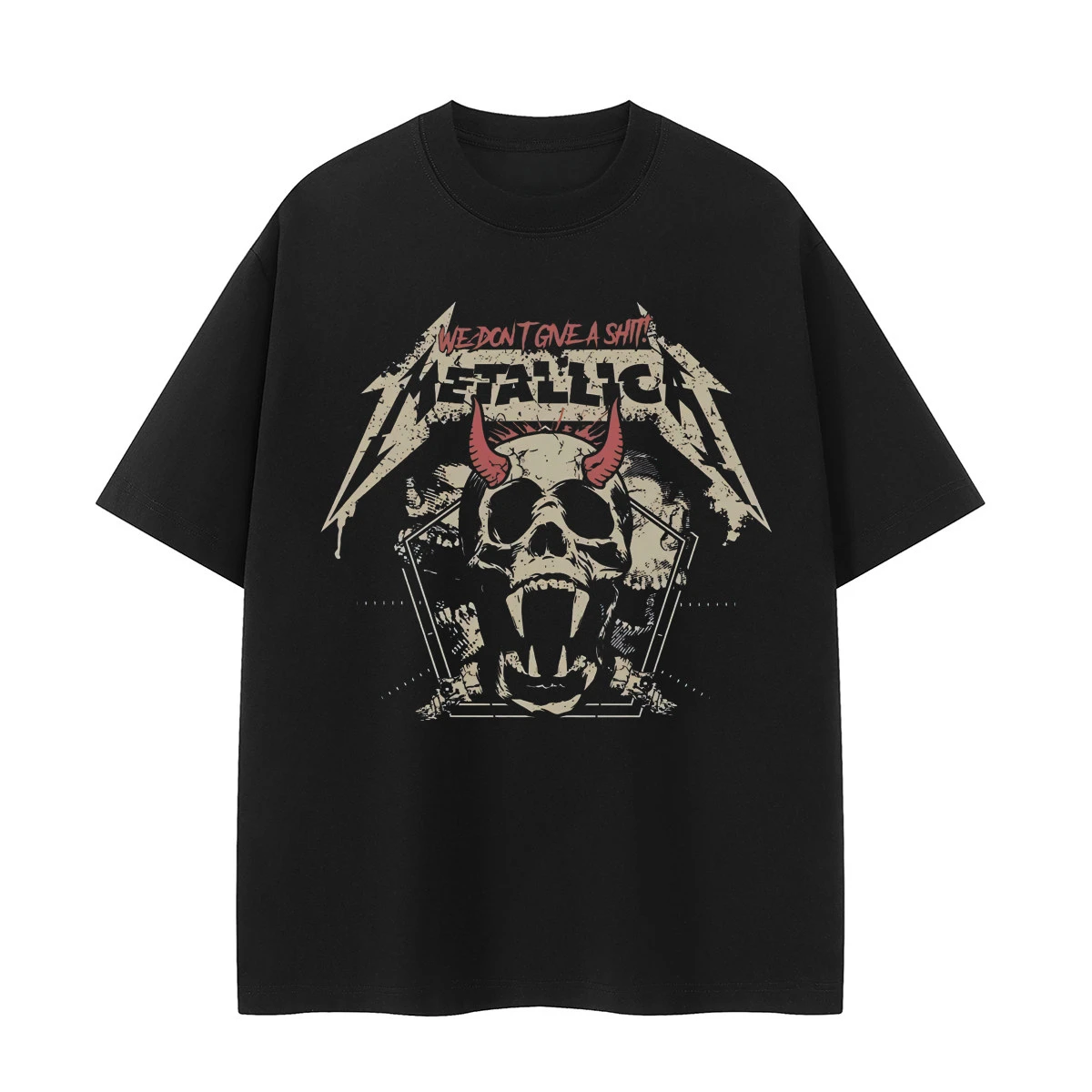 Metallica Master of Puppets Tracks Band T-Shirt, 100 % Baumwolle, Grafik-T-Shirt für Herren und Damen, Sommer-Streetwear-Top – Detail 4
