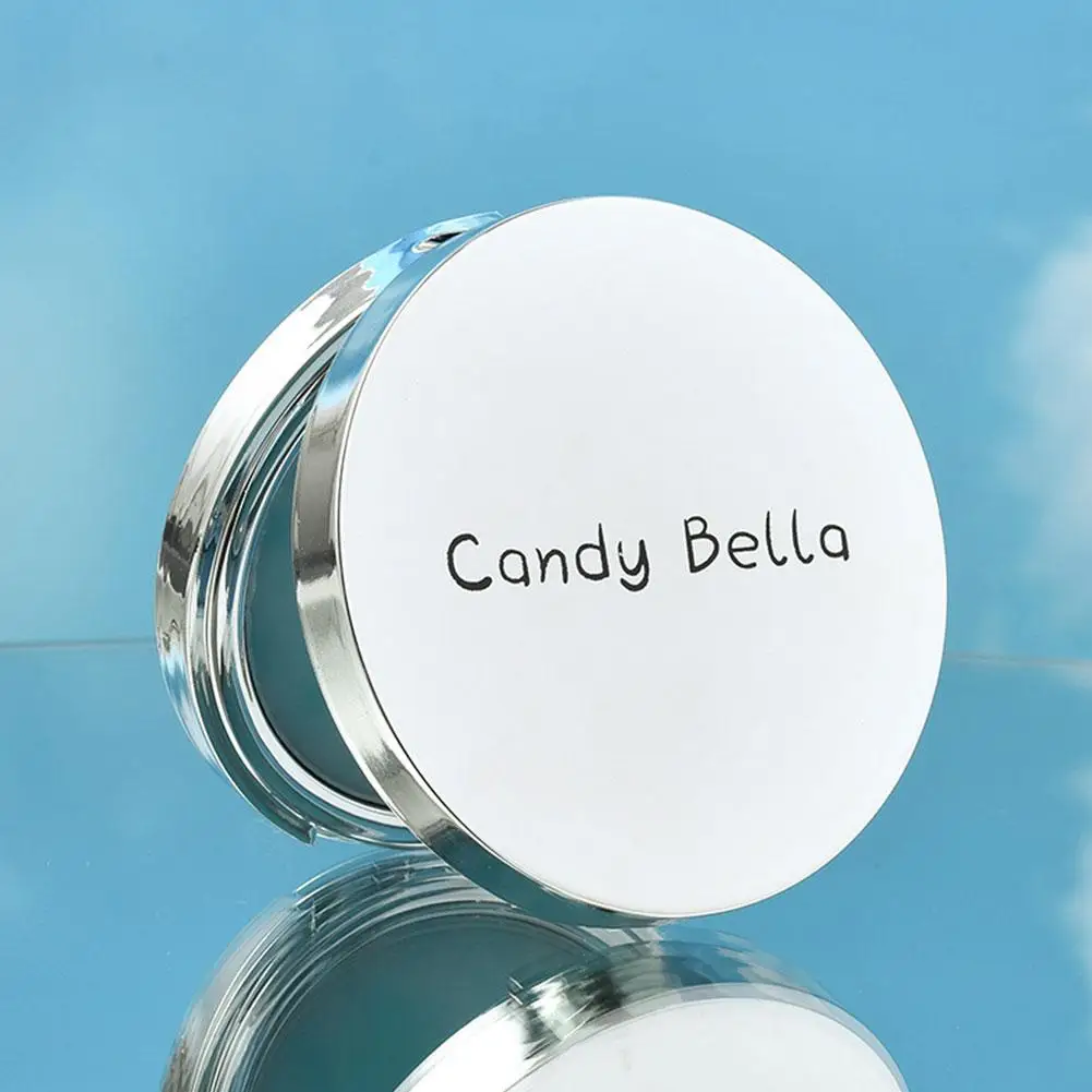 Candy Bella Lavender Blue Sky Cloud Lava Make-up-Puder mit Mini-Puderquaste, Ölkontrolle für alle Hauttypen, Kosmetika