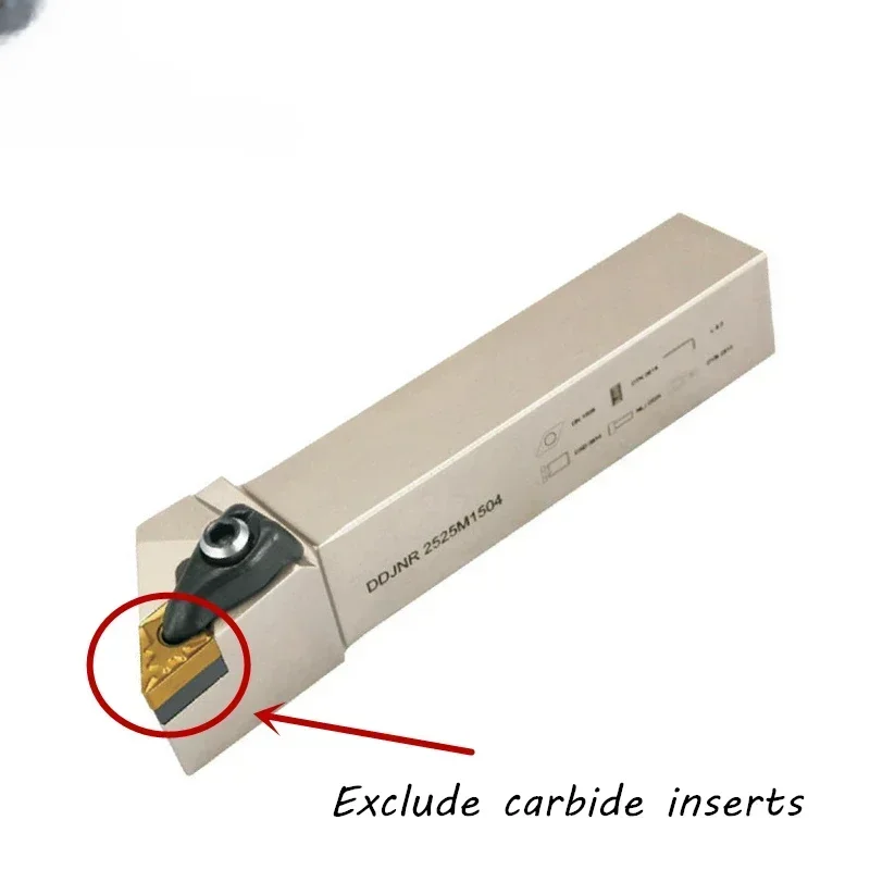 

DDJNR/L CNC Lathe External Cutting Tool DDJNR1616H11, 2020K1504, 2020K1506, 2525M1506, 2525M1504, 3232P1504 Turning Holder