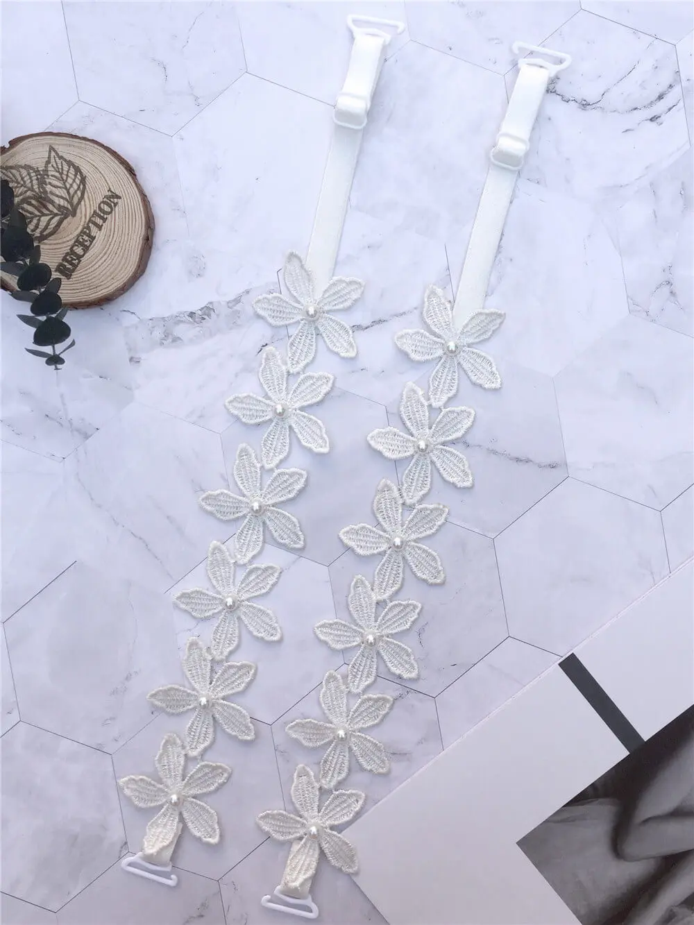Moly Story Flower Bra Straps Replacement Women Decorative Shoulder Strap Intimate Accessories Underwear Belt