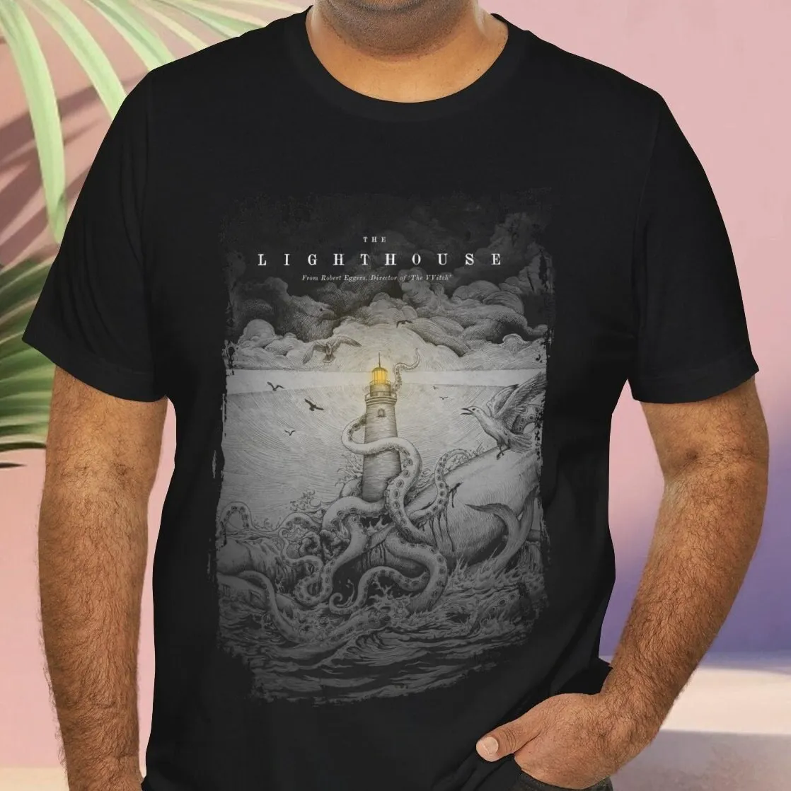 Aesthetic The Lighthouse Vintage Halloween Horror Movie Streetwear  T Shirt